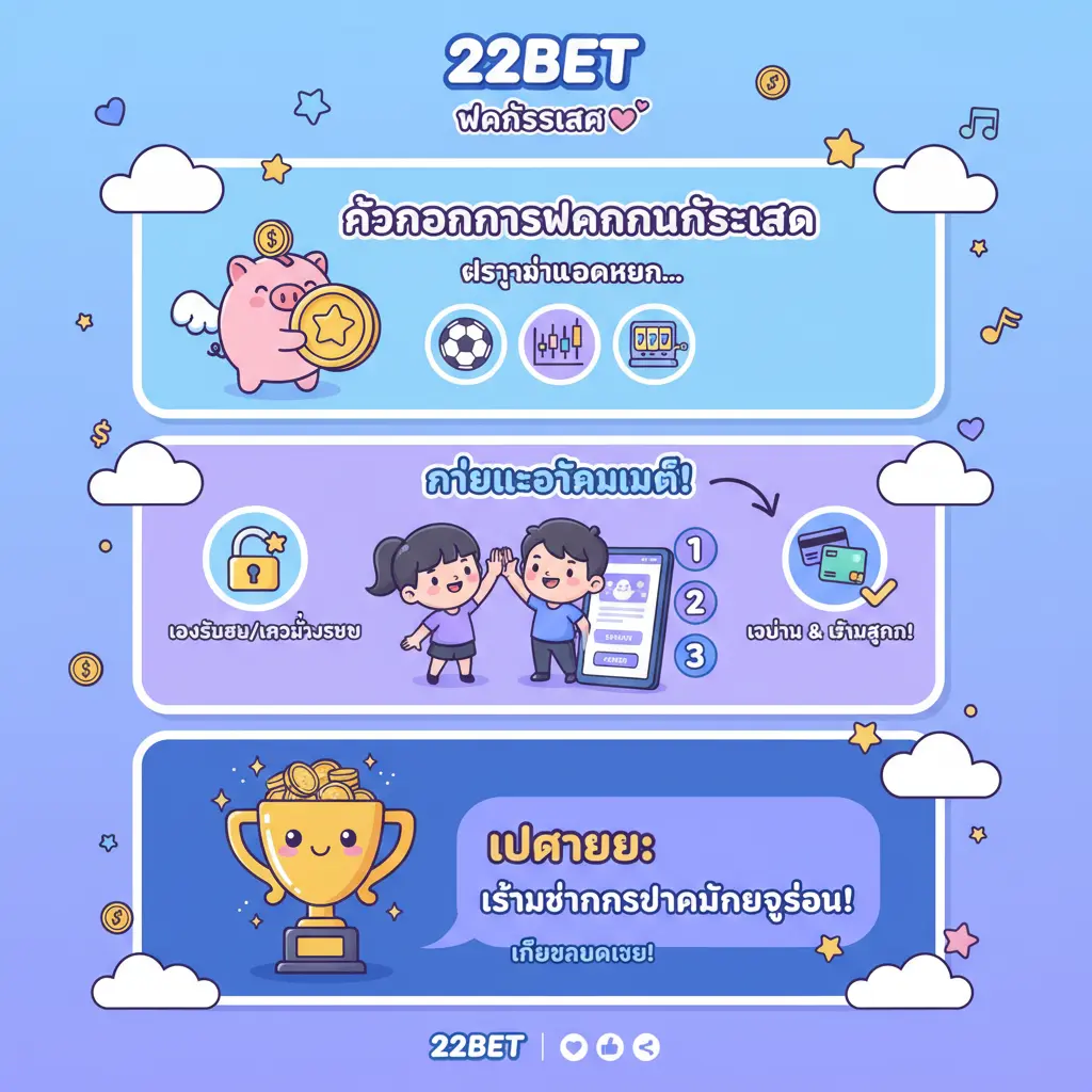 ฝากครั้งแรก - 22BET