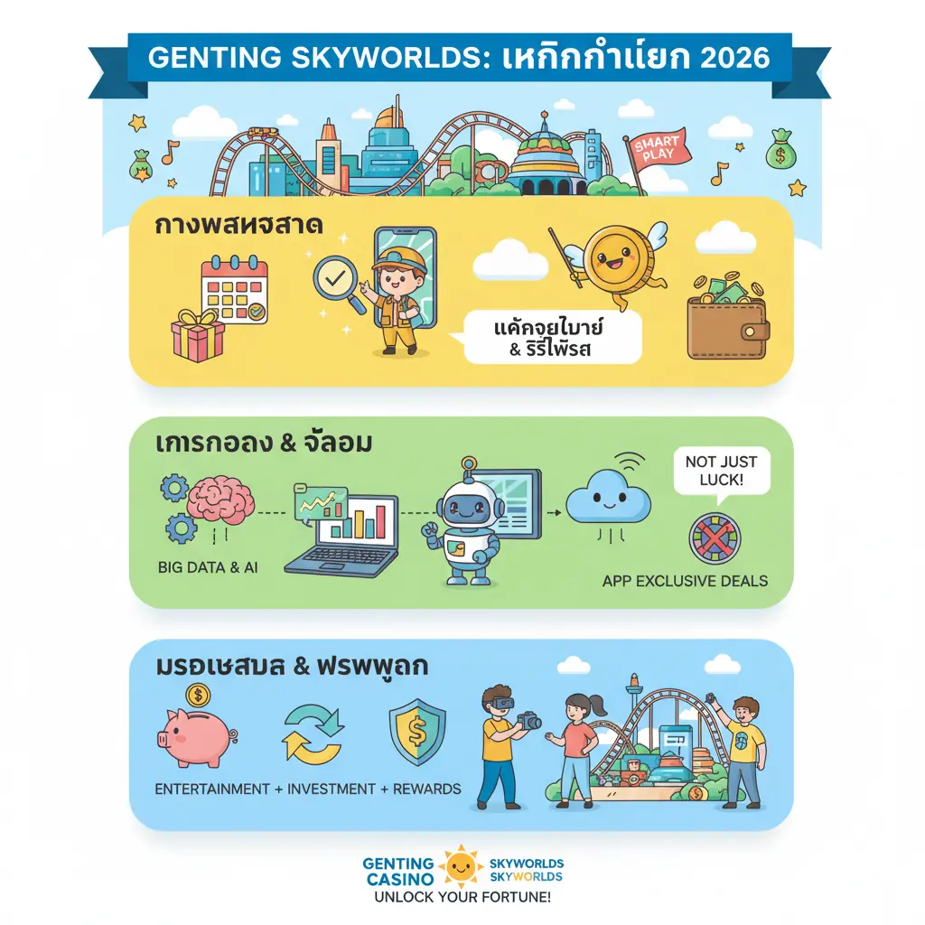 วิธีเล่นสลอตเกนติ้ง - Genting SkyWorlds