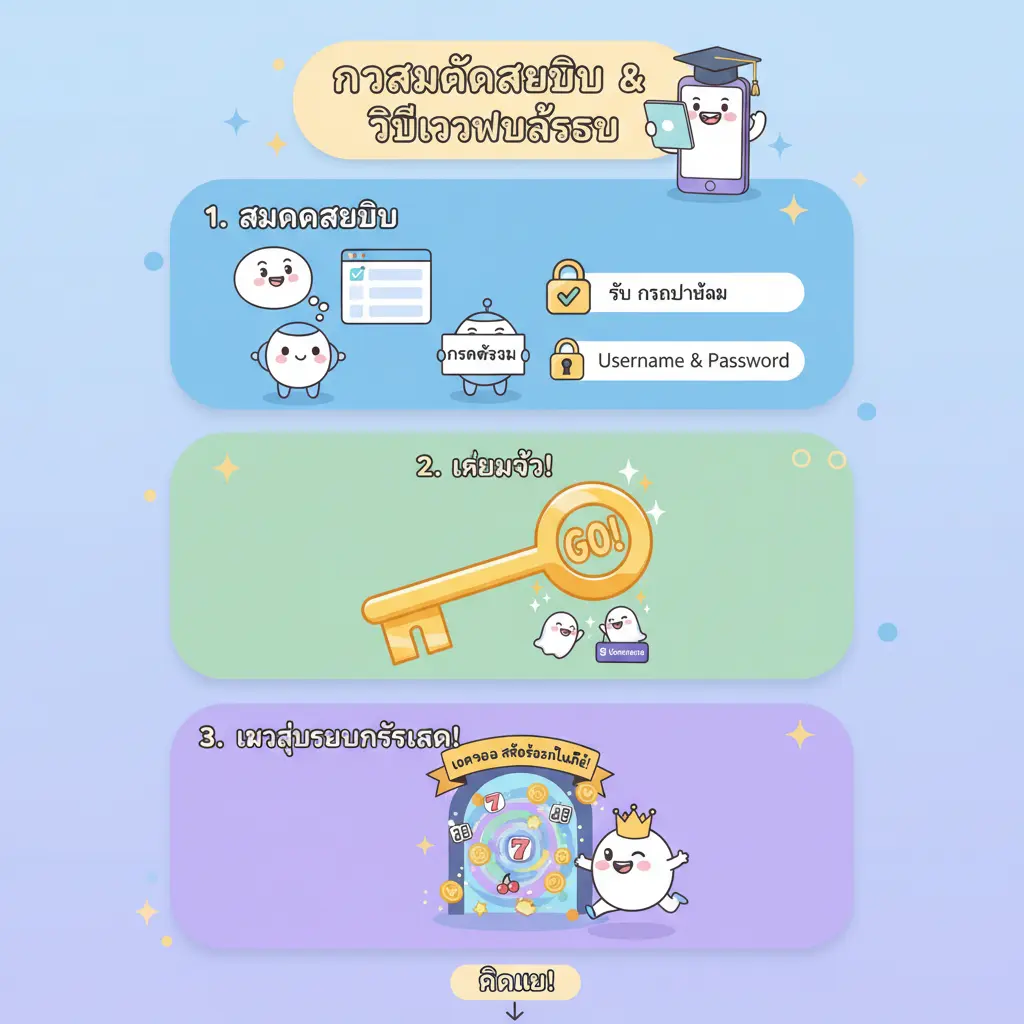 สอน วิธี เข้า เว็บ สล็อต - การสมัครสมาชิก