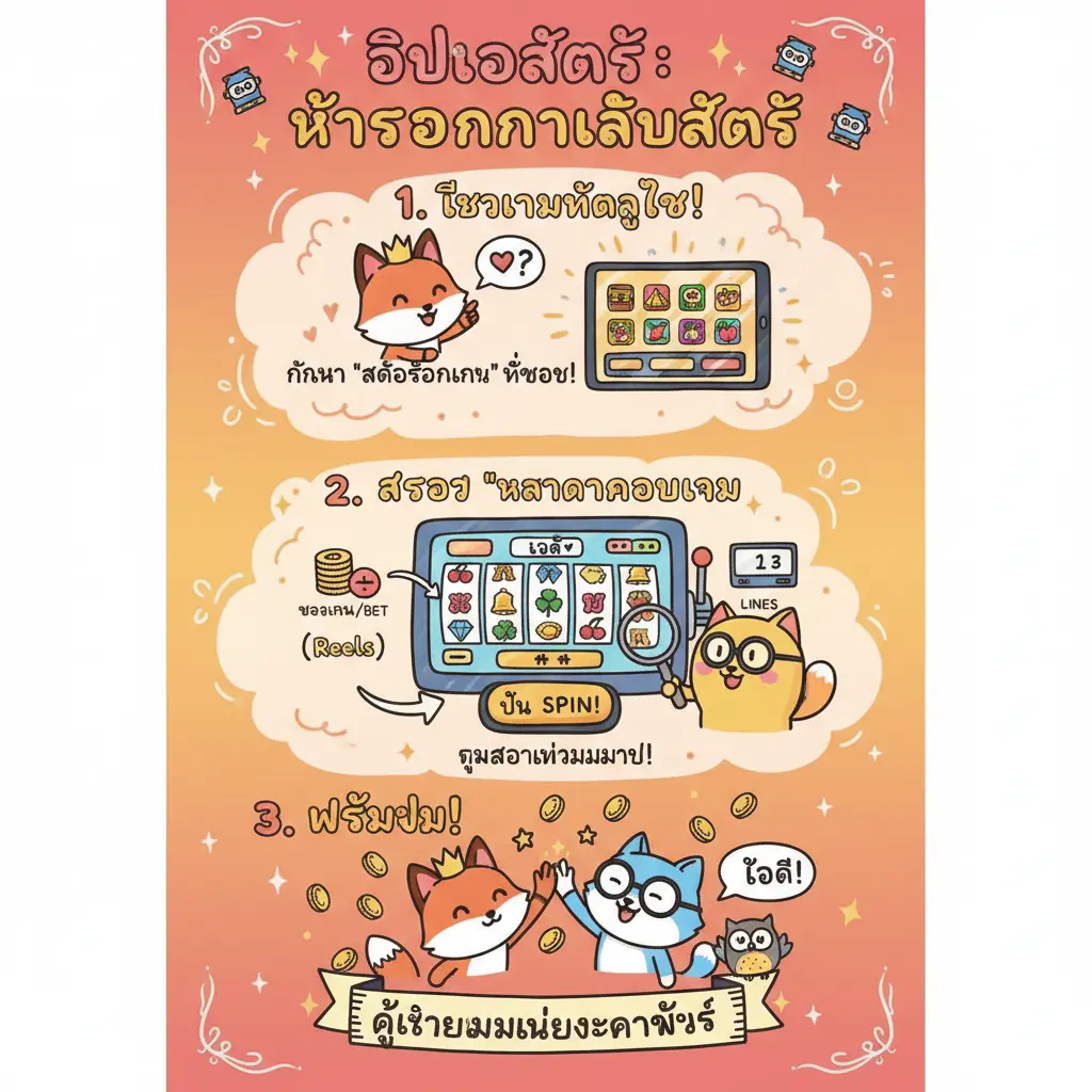 ขั้น ตอน การเล่นสล็อต - วิดีโอสล็อต