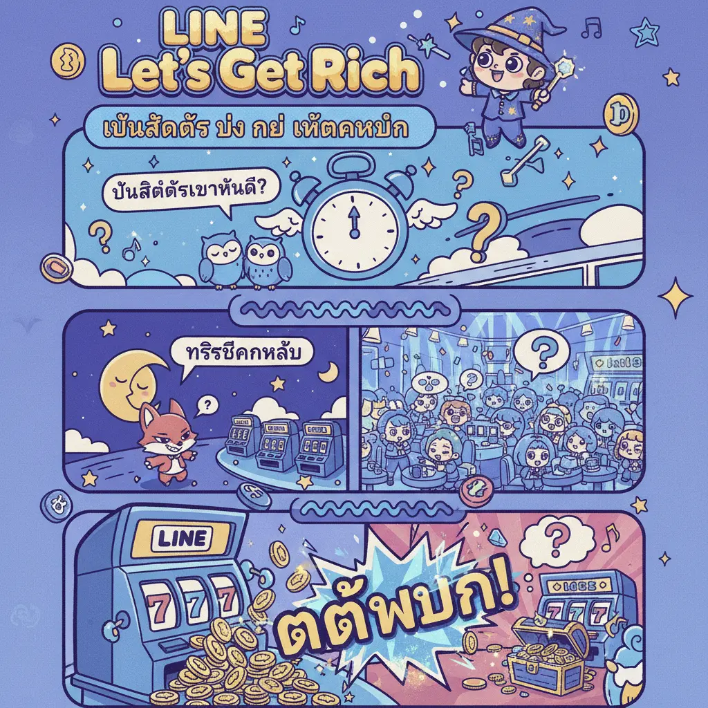 เล่นสล็อต ยัง ไง ให้แตกหมื่น - LINE Lets Get Rich