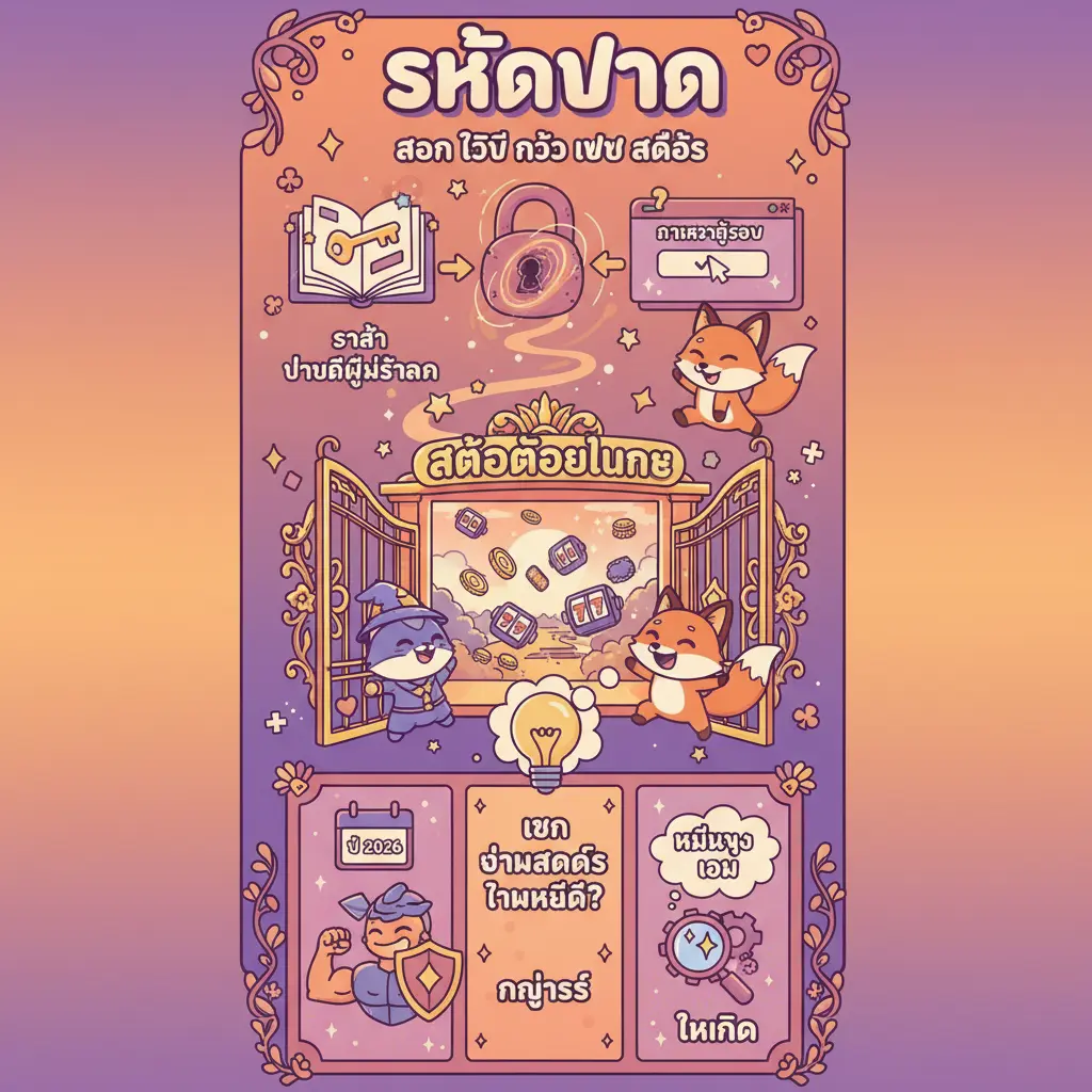 สอน วิธี เข้า เว็บ สล็อต - รหัสผ่าน